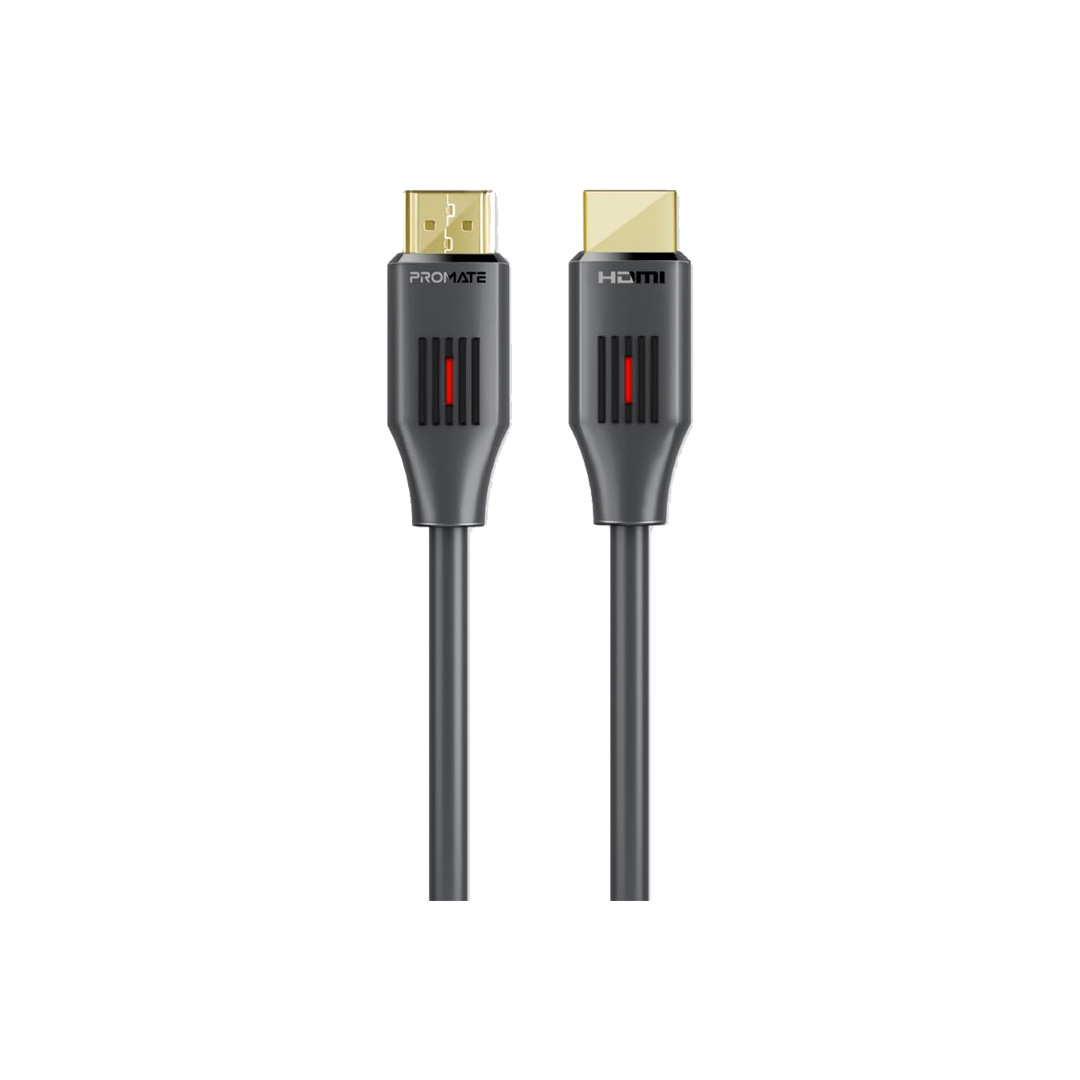 Promate HDMI 2.0 Cable, 4K@60Hz HDMI to HDMI Slim 1.5m Cable In Qatar Promate HDMI 2.0 Cable, 4K@60Hz HDMI to HDMI Slim 1.5m Cable In Qatar